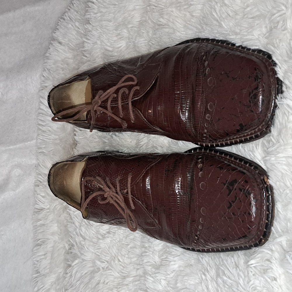 Mens Genuine Crocodile Shoes